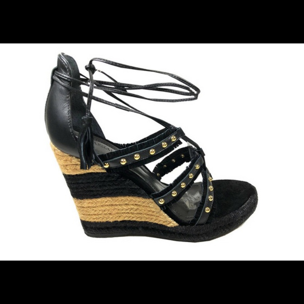 Wedge Sandal Black Raphaella Booz